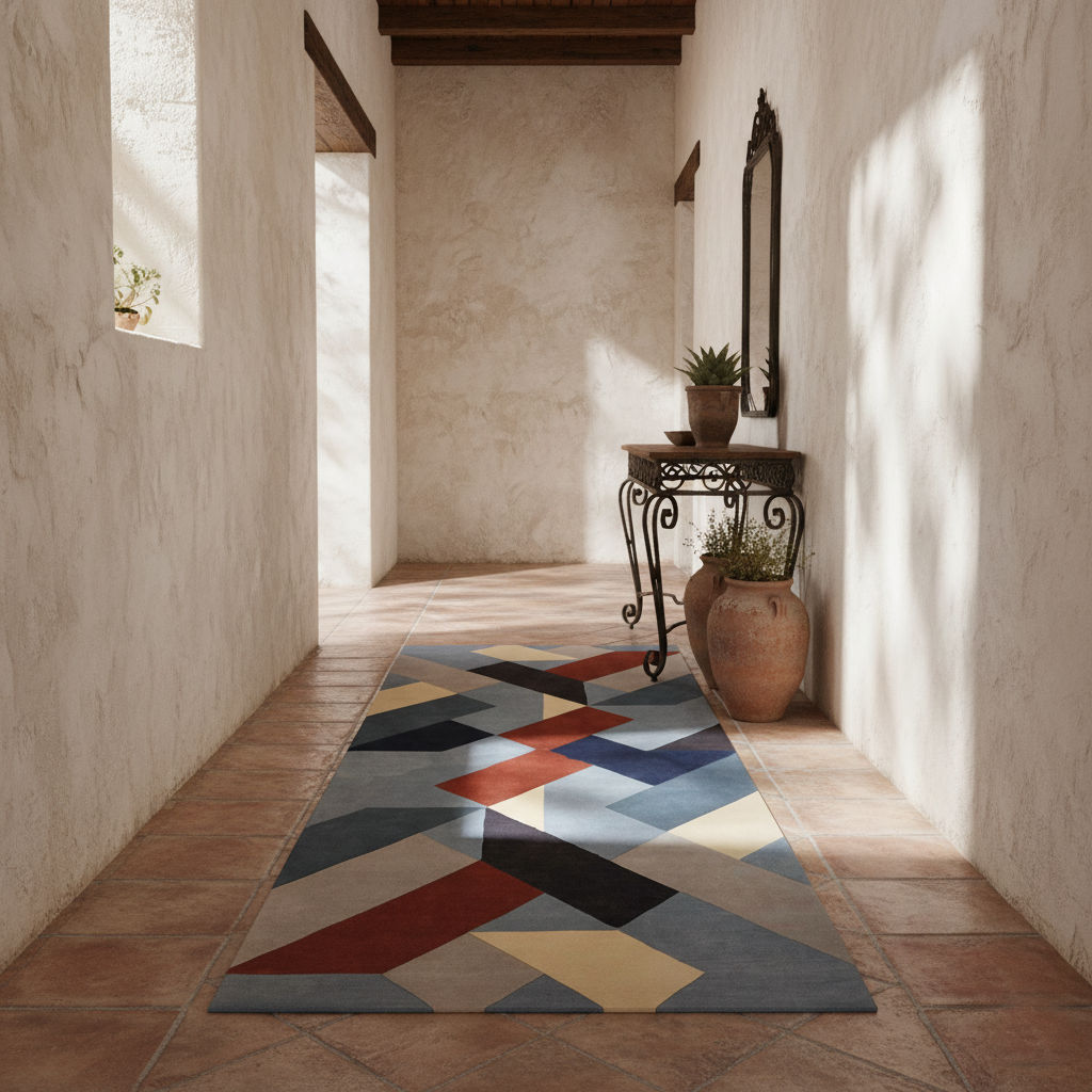 TOR - Hand Tufted Geometric Carpet